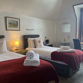 Double bed en-suite room Westerlea Hotel